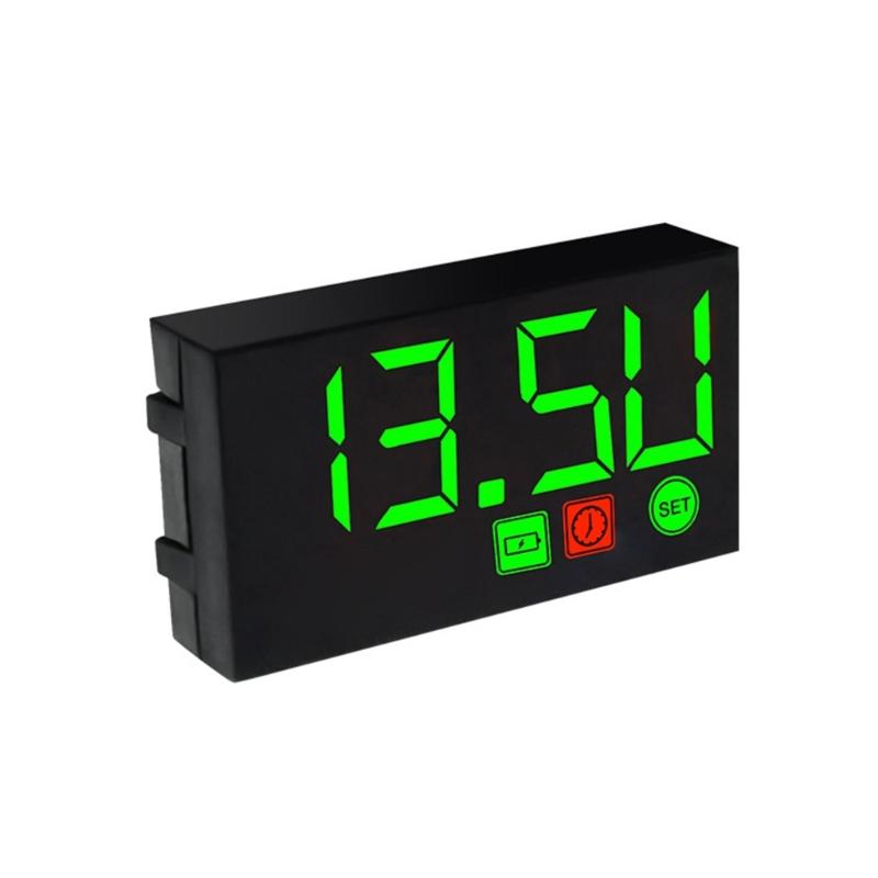 12V Motorcycles Digital Clock Voltmeter Thermometer Motorcycles Accessory  Electronic Meter Waterproof