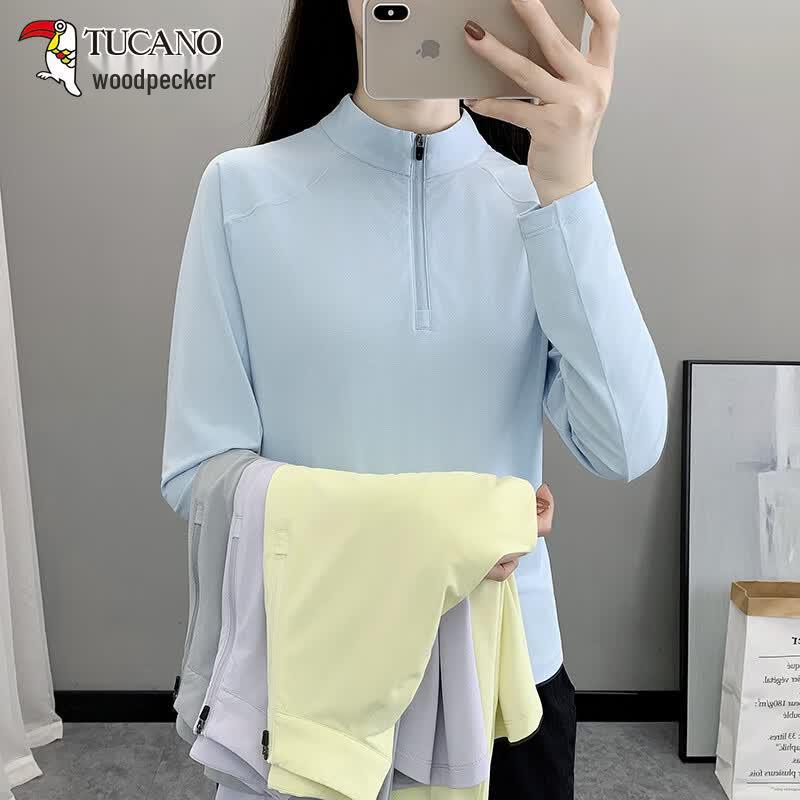 

TUCANO Women s Ice-Feel Quick-Dry Long-Sleeve Sports Top M