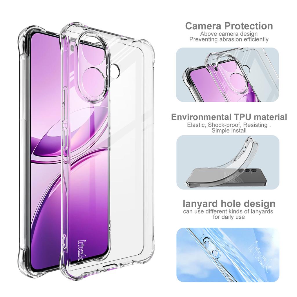 For Vivo V60 Lite 5G Global Telefondeksel IMAK Støtsikkert Mykt Deksel