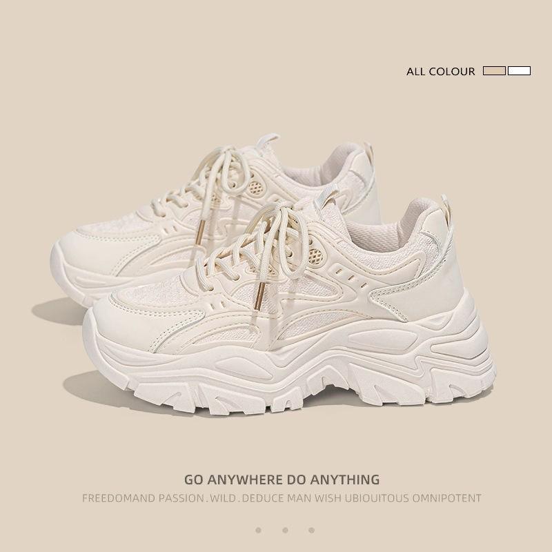 Women'S Breathable Women'S Vulcanized Shoes Summer Women'S Sports Shoes Mesh Lace Casual Shoes  De Mujer