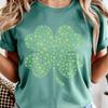 Cute St Patricks Day T Shirt, Lucky Tee, Irish Shirt, Four Leaf Clover Shirt, St Patty's Good Luck Shirt, Lucky Charm Shirt