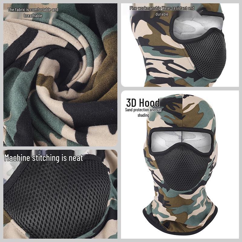 Windproof Cycling Balaclava: Breathable, Quick-Dry Sun Protection Mask for Outdoor Sports