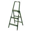 YCHS-3 Olive Drab Aluminum Stepladder, 3-Step, Folding, with Upper Frame for Safe Work, Lightweight, Step Stool