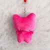 Plush Cat Keychain With Sparkling Embellishments For Kids And Teens