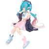 New Hatsune Miku Anime figure Pink sakura sitting position PVC Action figure model toy decoration collect gifts