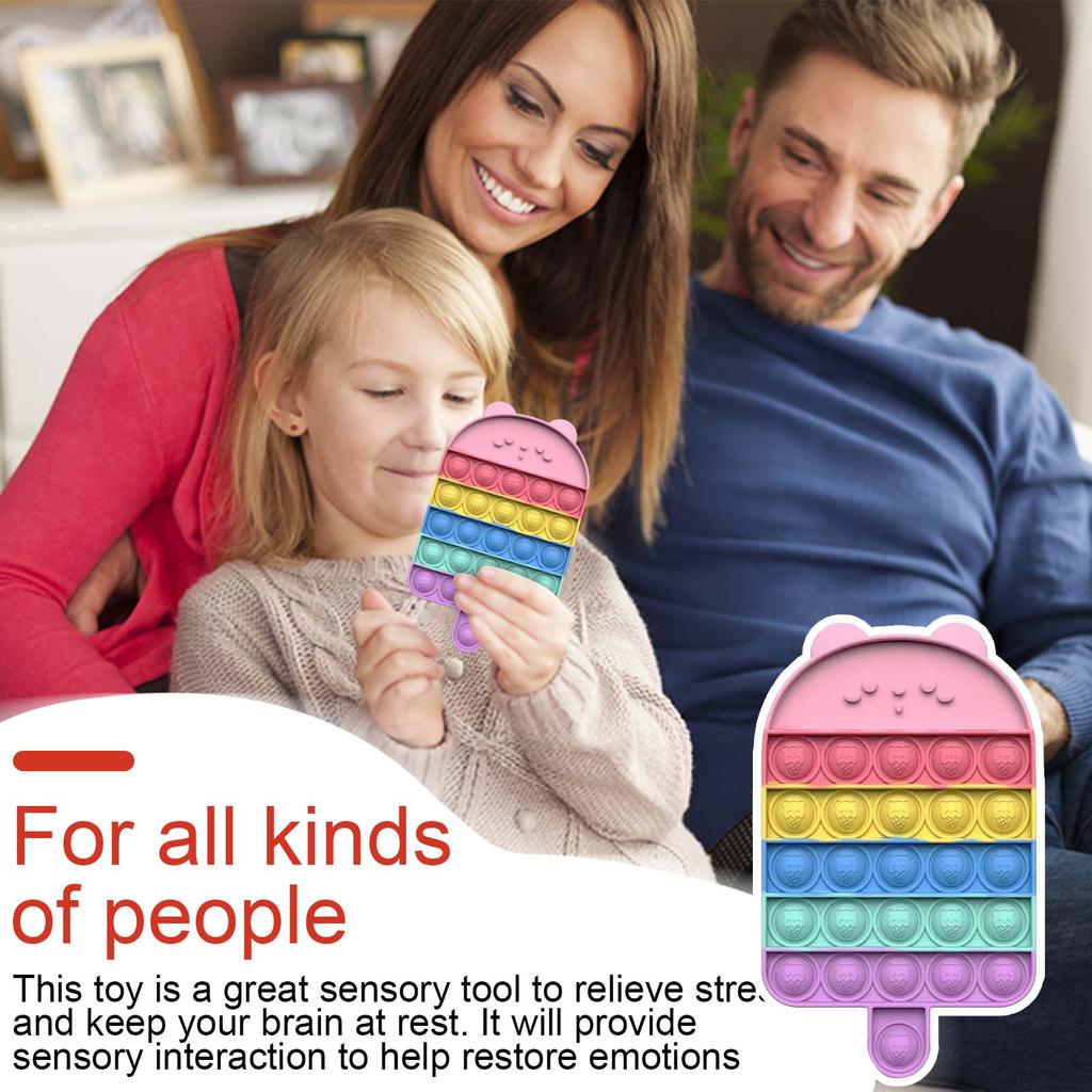 Push Bubble Sensory  Toys-Stress Relief Silicone Pressure Relieving Toys