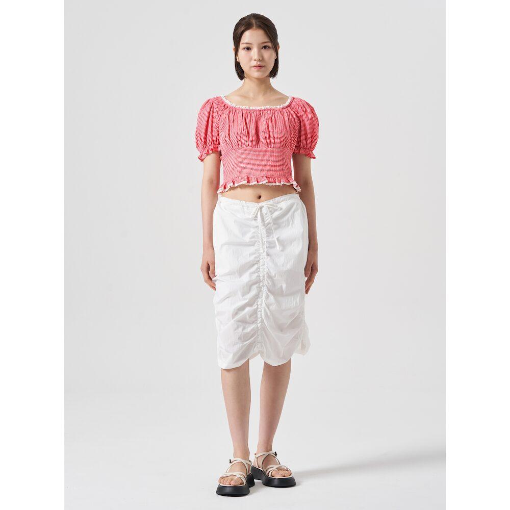 8seconds Shirring Detail Skirt White (114727Ay21)