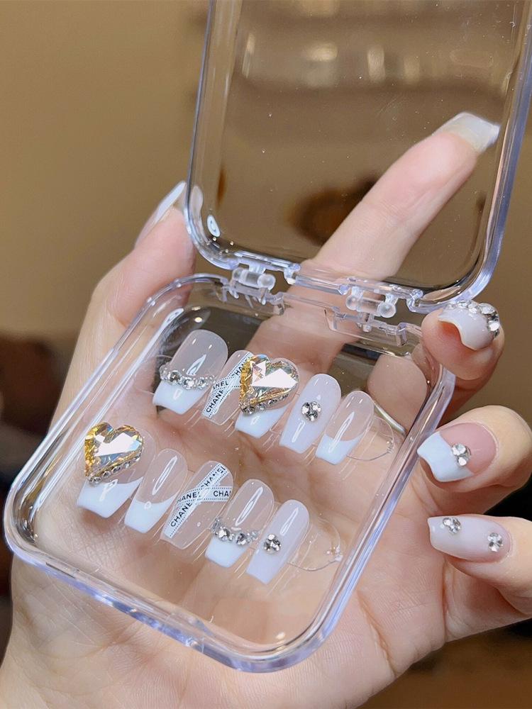 Exquisite High-End Nail Art Display & Storage Box - Celebrity-Inspired Gift