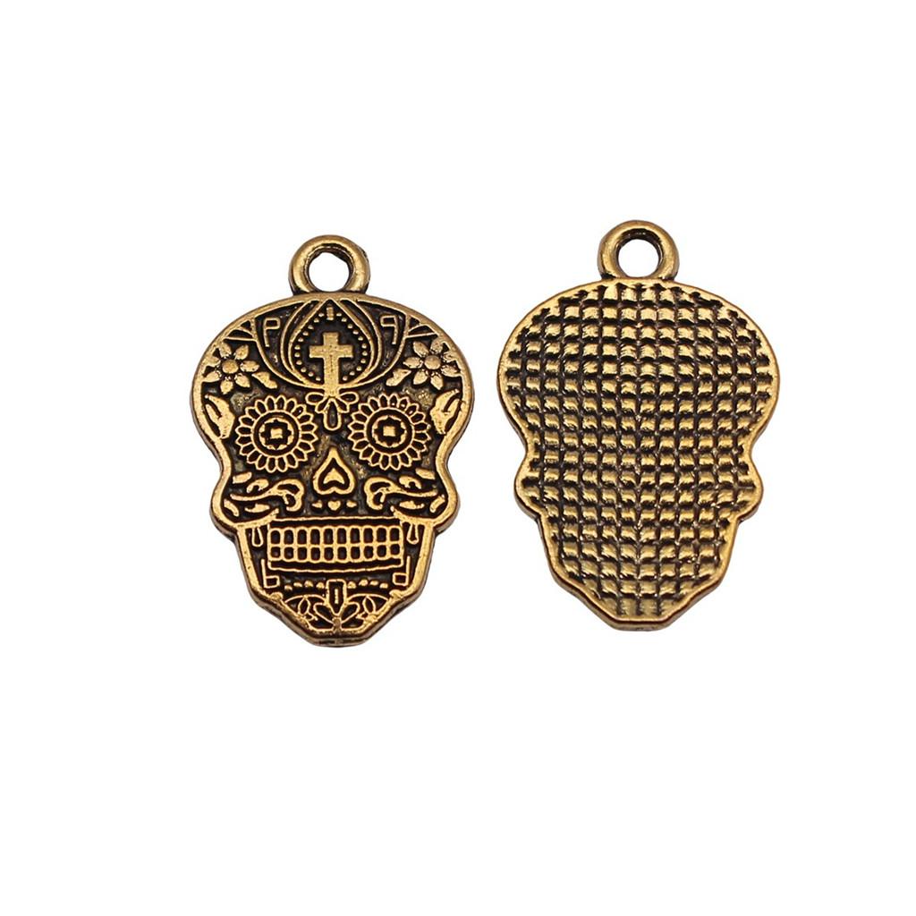 Halloween Pranks Charms Multi Color Alloy Pendants For Halloween Gothic Jewelry Accessories