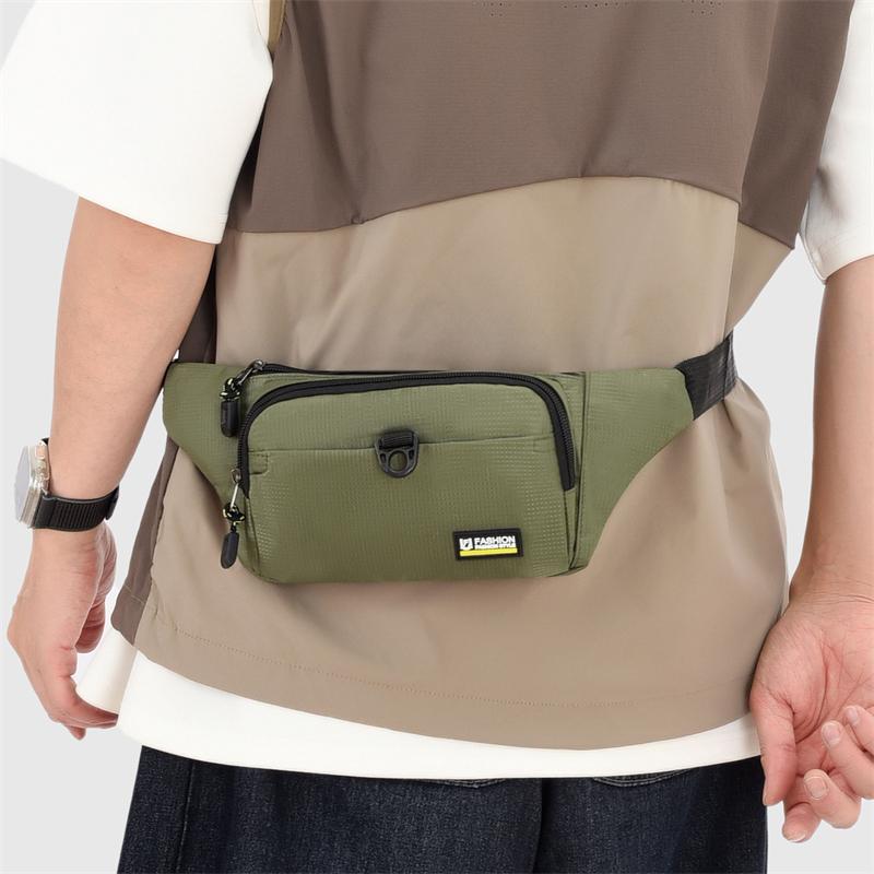 Men's Waterproof Waist Bag - Unisex Fanny Pack Convertible To Chest Sling (Running/Travel Hip Belt with Secure Pockets)