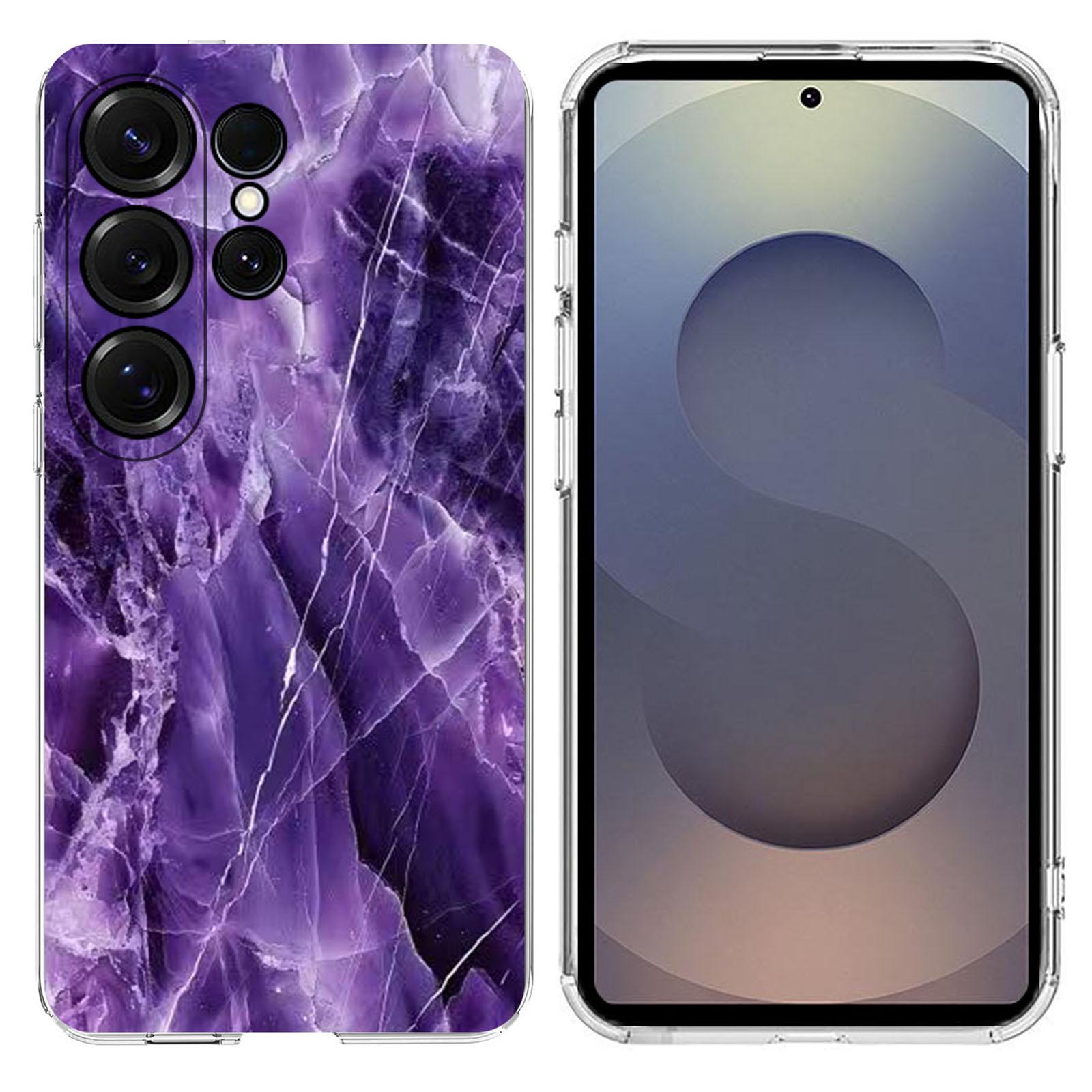 

For Samsung Galaxy S25 Ultra Case Marble Pattern Printing Soft TPU Phone Cover J