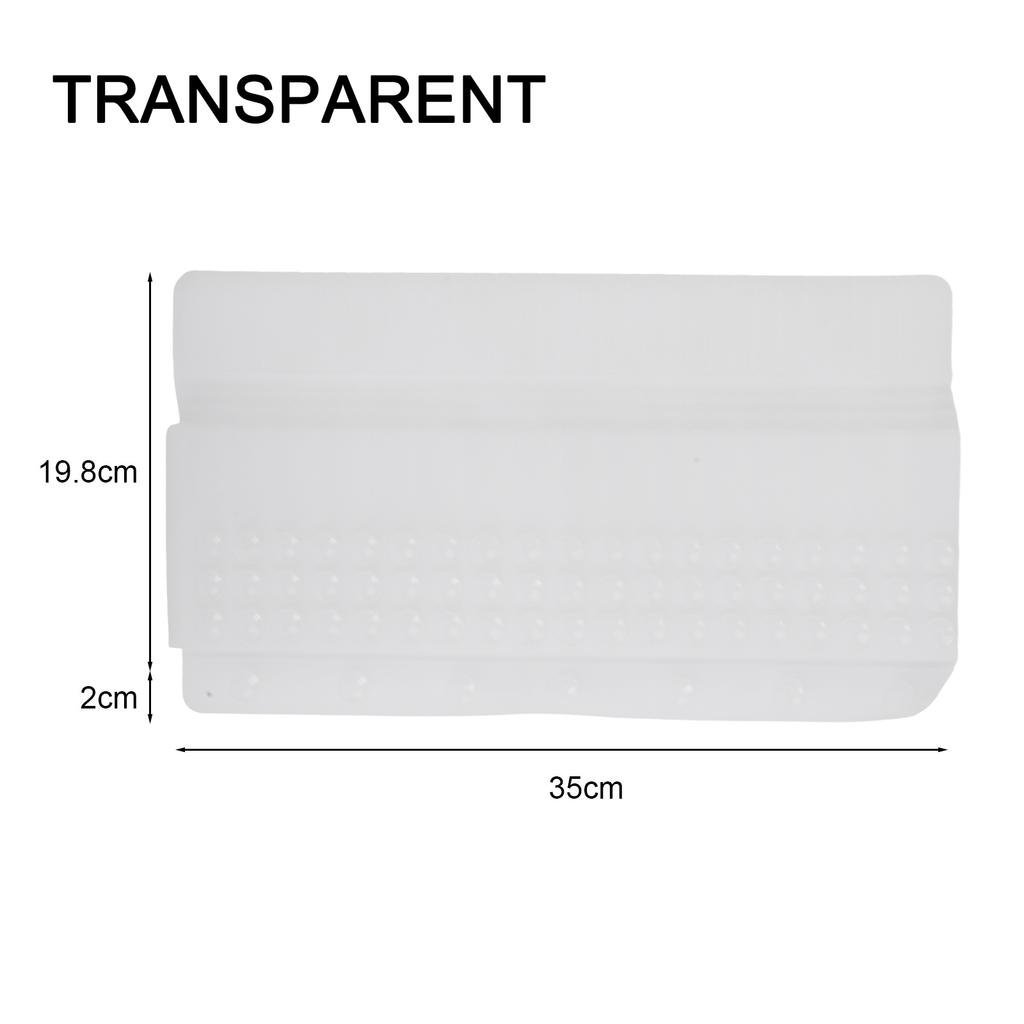 Dishwashing Kitchen Cleaning 14in*4in Silicone Sink Guard Secure Suction Hold Adjustable Design Easy To Install