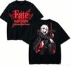 T-shirt per Amanti Anime Fate Stay Night Harajuku Cotone Nuovo Modello High Street Retrò Oversize Unisex Harajuku Alta Qualità Classico