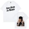 Rapper Anuel AA Real Hasta La Muerte T Shirt Men Casual Cotton T-shirts Fashion Hip Hop Vintage Oversized Tee Shirt Unisex