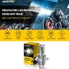 AUXITO H4 LED Headlight Bulb Motorcycle 9003 HB2 Light 6000K White Hi/Lo Beam U