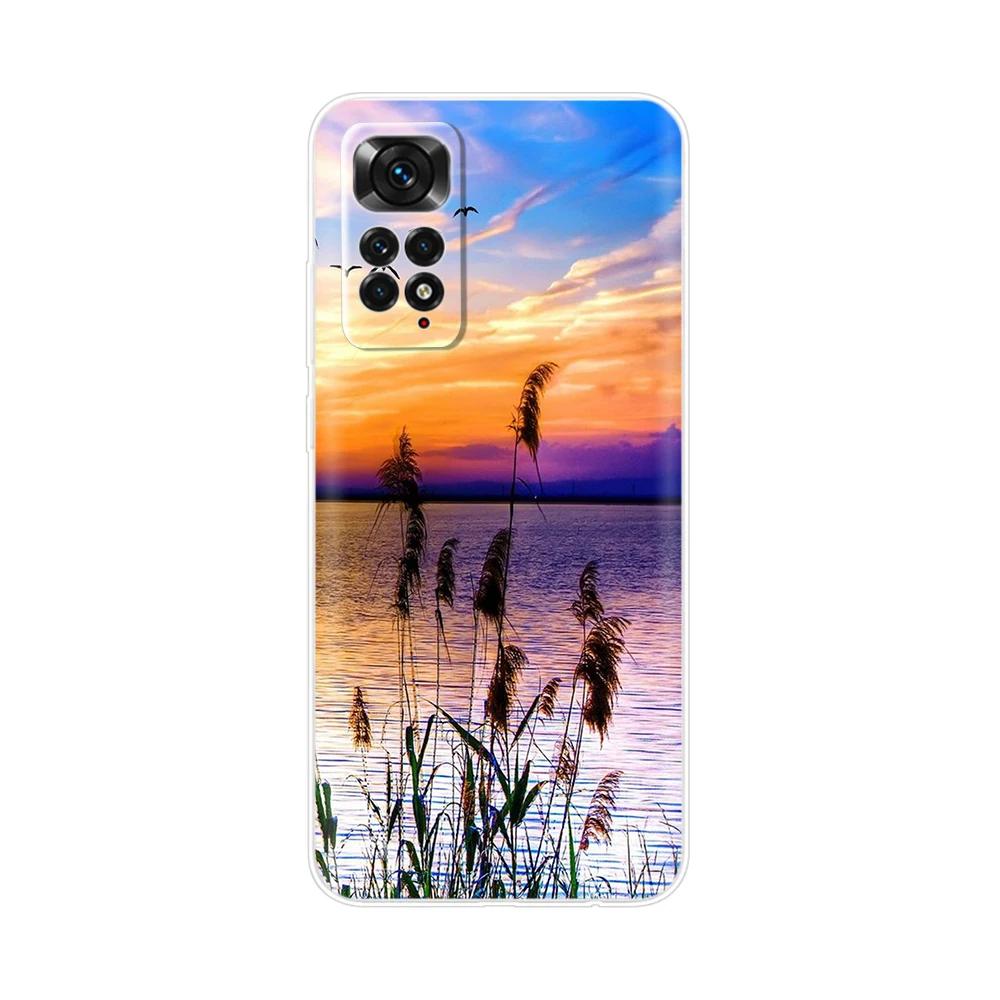 For Redmi Note 11 Case Soft Clear TPU Silicone Bumper Back Cover for Xiaomi Redmi Note11 Note 11 Pro 5G 4G 11s Phone Case Coque