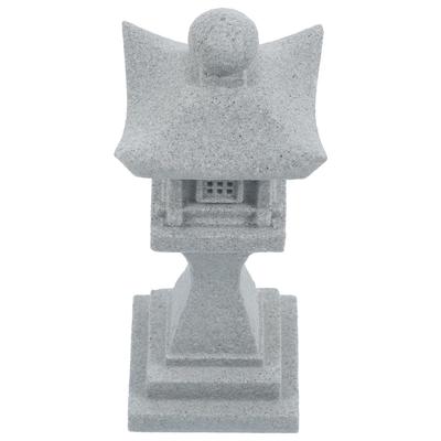 FOMIYES Imitace Kamene Pískoviště Pavilon Zenová Zahrada Mini Věž Miniaturní Věž Akvarijní Pavilon Japonský Kámen Akvárium Mini Věž Miniaturní Víla