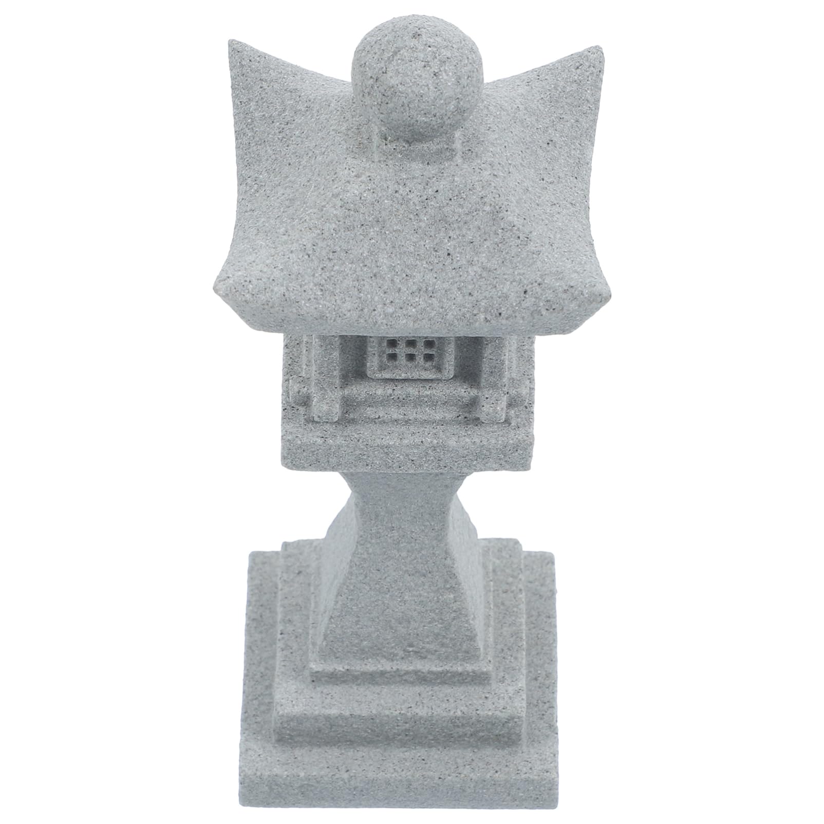 

FOMIYES Imitation Stone Sand Table Pavilion Zen Garden Mini Tower Miniature Tower Aquarium Pavilion Japanese Stone Aquarium Mini Tower Miniature Fairy