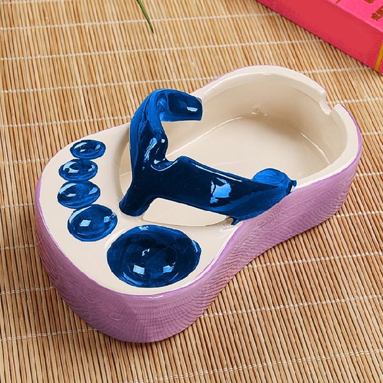 Mini Dessert Plate 5 Compartments Ashtray Flip-Flops Dishes Plates for Fries