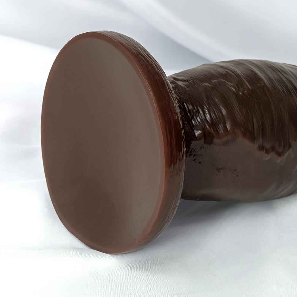 Realistic Liquid Silicone Dildo – Thick, Soft, Lifelike Design with Suction Cup, Big Dildo for Women, Couples, Hands-Free Pleasure