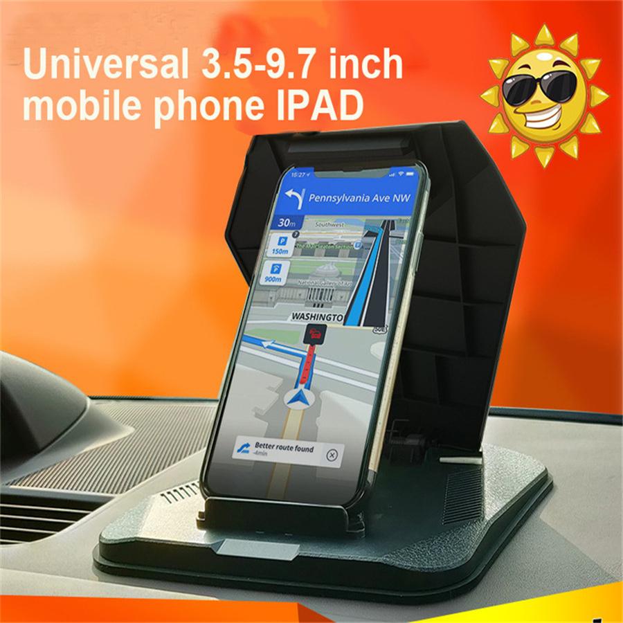 Nonslip Car SUV Dash Tablet Mount Holder Stand Sun Shade for 3"-9.5" iPad E-Book
