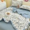 Printed Thin Duvet Skin-friendly Comforter 100x150cm for Kids Quilt Soft Bedspread Summer Blanket edredones (No Pillowcase)