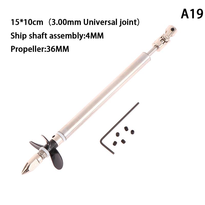 Innovative And Practical Three Blades Screw Joint Shaft Sleeve Prop Model Ship 4Mm Rc Boat Shaft Stainless Steel Drive Shaft