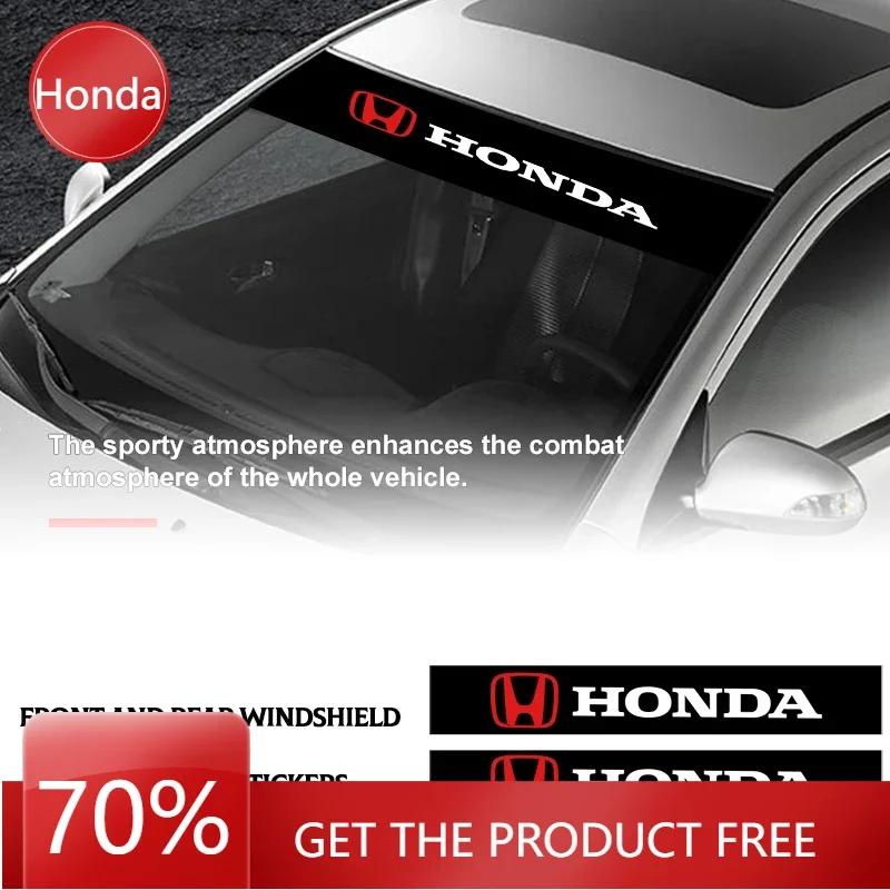 FIT Auto Nové Honda Auto Samolepky na přední sklo Přední a zadní dekorativní znaky Pro Honda Mugen TypeR Jazz Civic Accord FIT H