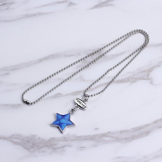 3 Pcs Women Necklace Stylish Heart Shape Alloy Girlfriend Wife Chain Necklace for Party