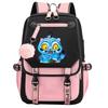 Backpack, Back To School, Cartoon Cute Travel Backpack Print Peripheral Double-shoulder Backpack For Teenagers, Students, Boys And Girls