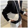 1Pc This Year's Popular Fashion Korean Version Shoulder Bag Women's Spring New Versatile Ins Solid Color Gentle Small Square Bag