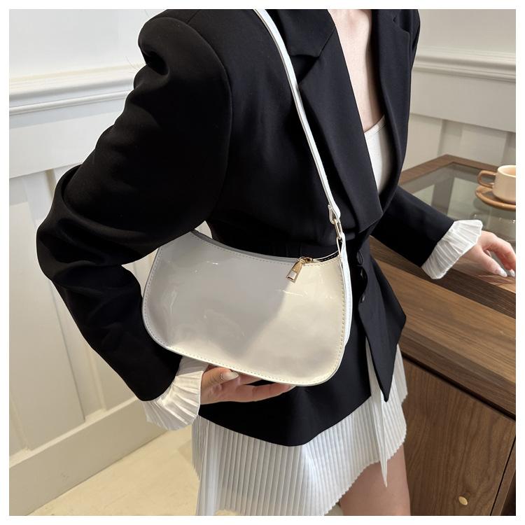 1Pc This Year's Popular Fashion Korean Version Shoulder Bag Women's Spring New Versatile Ins Solid Color Gentle Small Square Bag