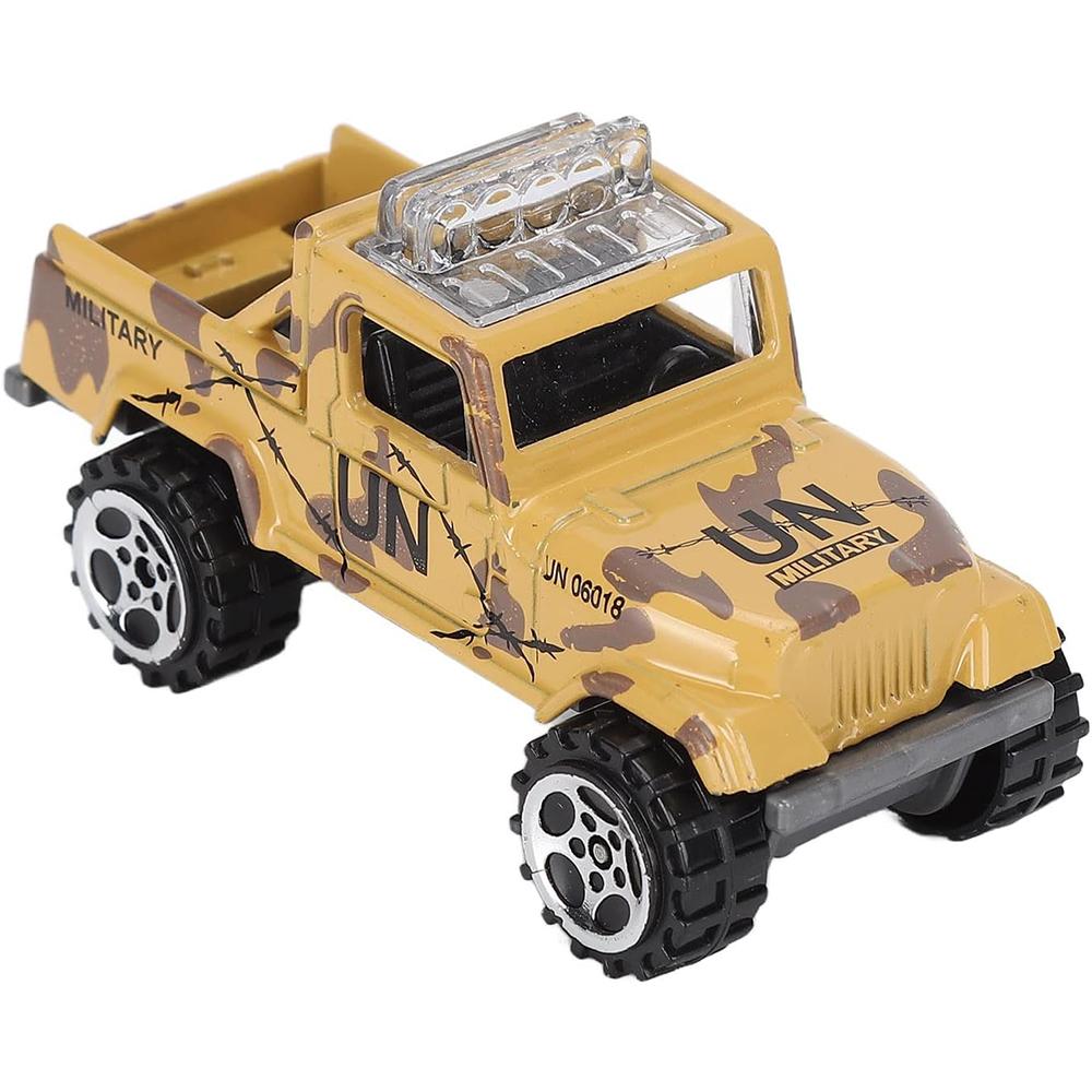 Giocattolo di camioncino in scala 1/64, 4 pezzi, modello di veicolo fuoristrada, giocattolo da corsa realistico in lega per kit di modelli di auto