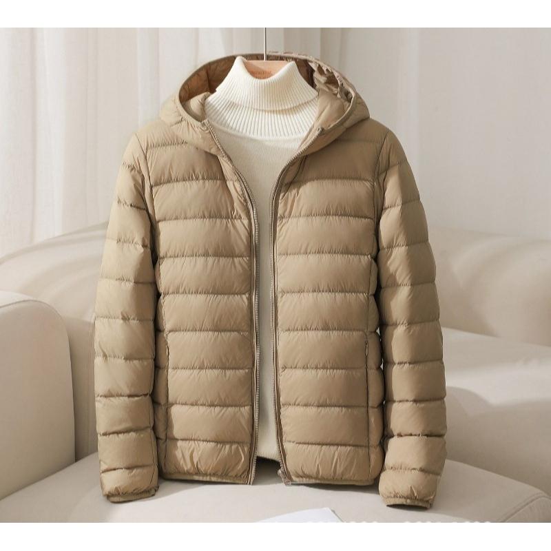Women Puffer Jacket Plus Size 5XL 6XL 7XL New Spring Autumn Female Ultra Lightweight Packable Hooded Down Coats