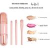 Compact 4-in-1 Retractable Makeup Brush: Powder, Eyeshadow, Blush, Contour