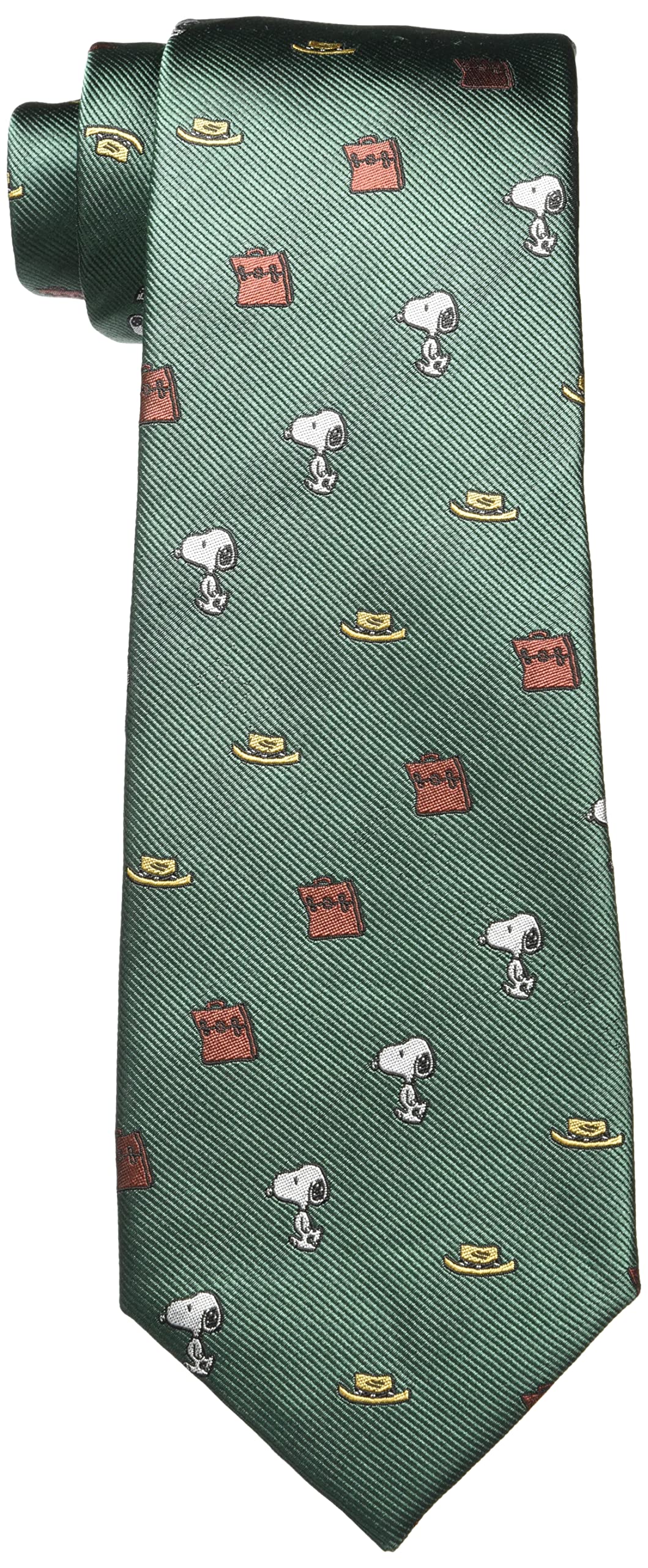 PEANUTS (Snoopy Necktie PEANUTS Necktie PN916758 Green)