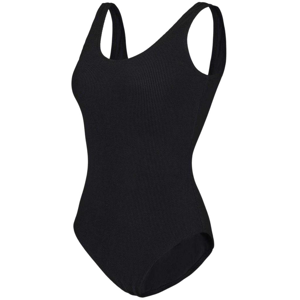 SoulCal Damen Gerippter Rundhals-Schmaler Body