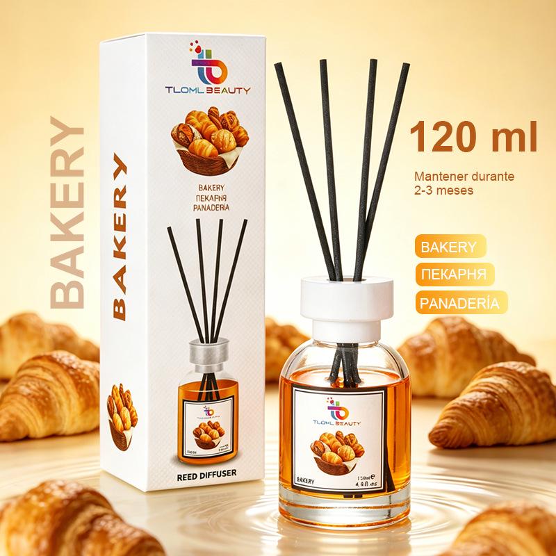 Fruit Scented Flameless Aromatherapy Rattan Diffuser for Bathrooms 120ML
