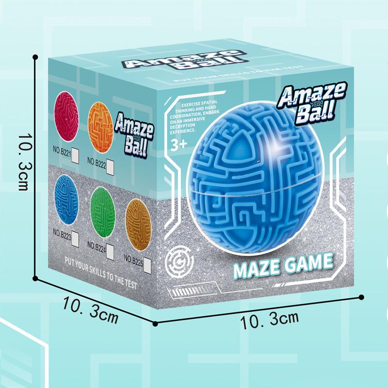 3D Murmel Labyrinth Puzzle - Kreatives & Pädagogisches Spielzeug für Kinder