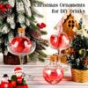 100ml Spherical Plastic Potion Bottles Ball Shape Round Bottles 3.4 Oz Sand Art Bottles with Corks and Tags Bottle Candy Jar