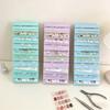 Nail Art Transfer Foil Box 10 Slots Plastic Nail Foil Rolls Decals Organizer Case Professional DIY Salon Dust-Proof Manicure Art Foil Storage Box