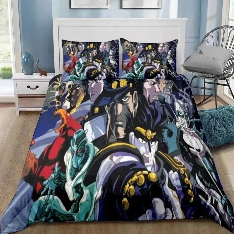 Jojolion Adventure Bedding Set For Bedroom Soft Modern Bedspreads Comefortable Kids Duvet Cover Quilt Cover And Pillowcase