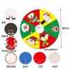 Reuseable 1 Pcs Flannelette DIY New Year Elk Party Supplies Floor Mat Cover Christmas Tree Skirt Xmas Decor Christmas Carpet