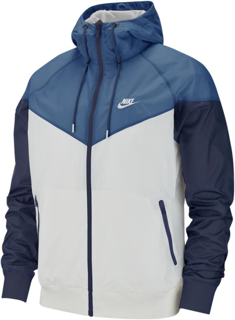 Demi-season Jacket Nike Sportswear Windrunner (AR2209) Photon Dust/stone Blue/midnight Navy/photon Dust