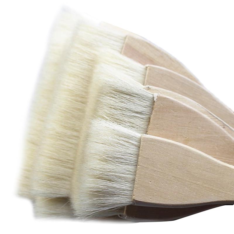 Goat Hair Paint Brushes Smooth Sanding For Wall Watercolor Acrylic Oil Painting