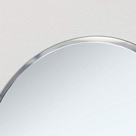 Toilet Entrance Wall Hanging Mirror Round 40 X 40cm Wall Sticker Design Crystal Round [Rental Mirror]