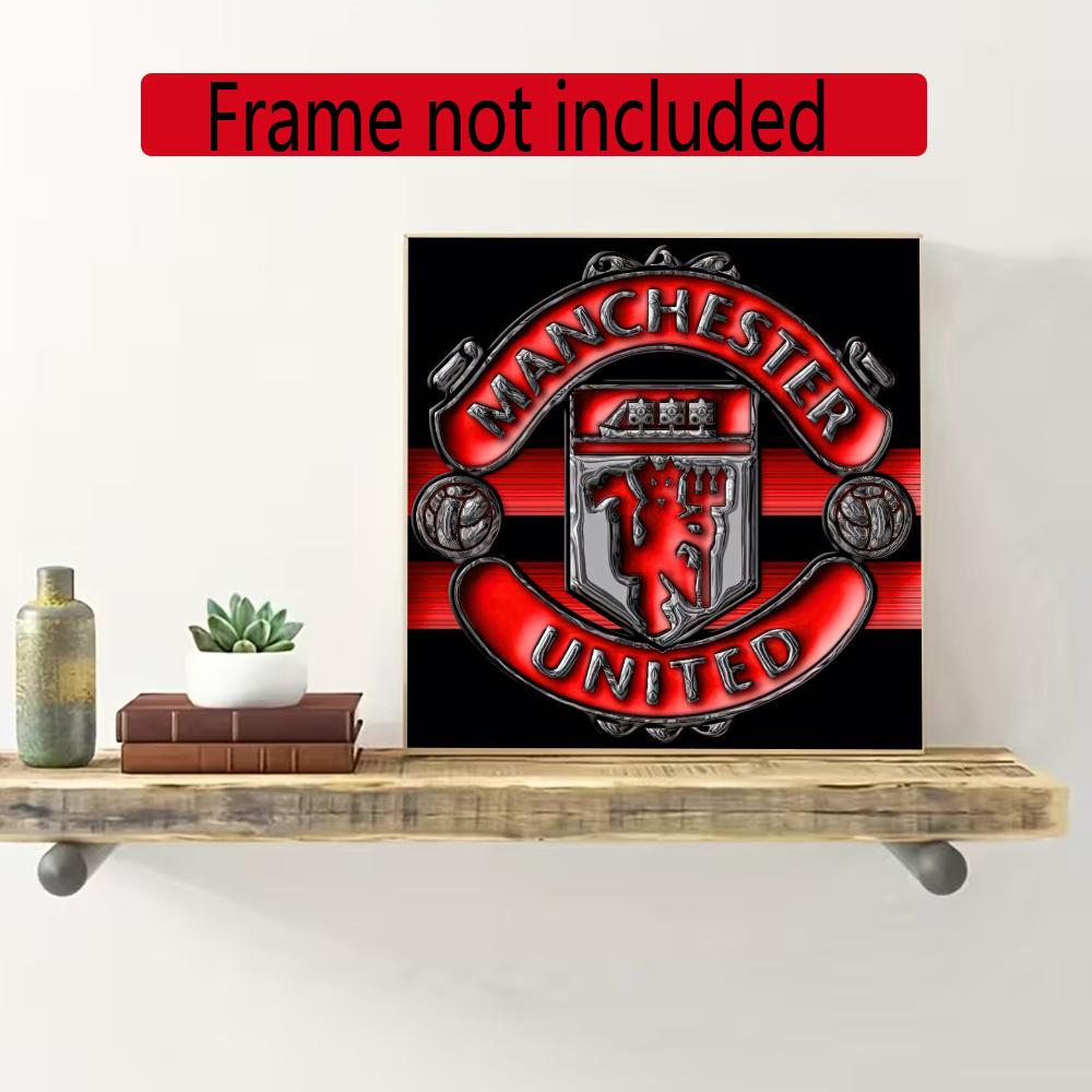 Manchester 5D Diy Diamond Paintings Mosaic Wall Round Diamond Art Painting Kits Embroidery Crystal Accessories Frameless