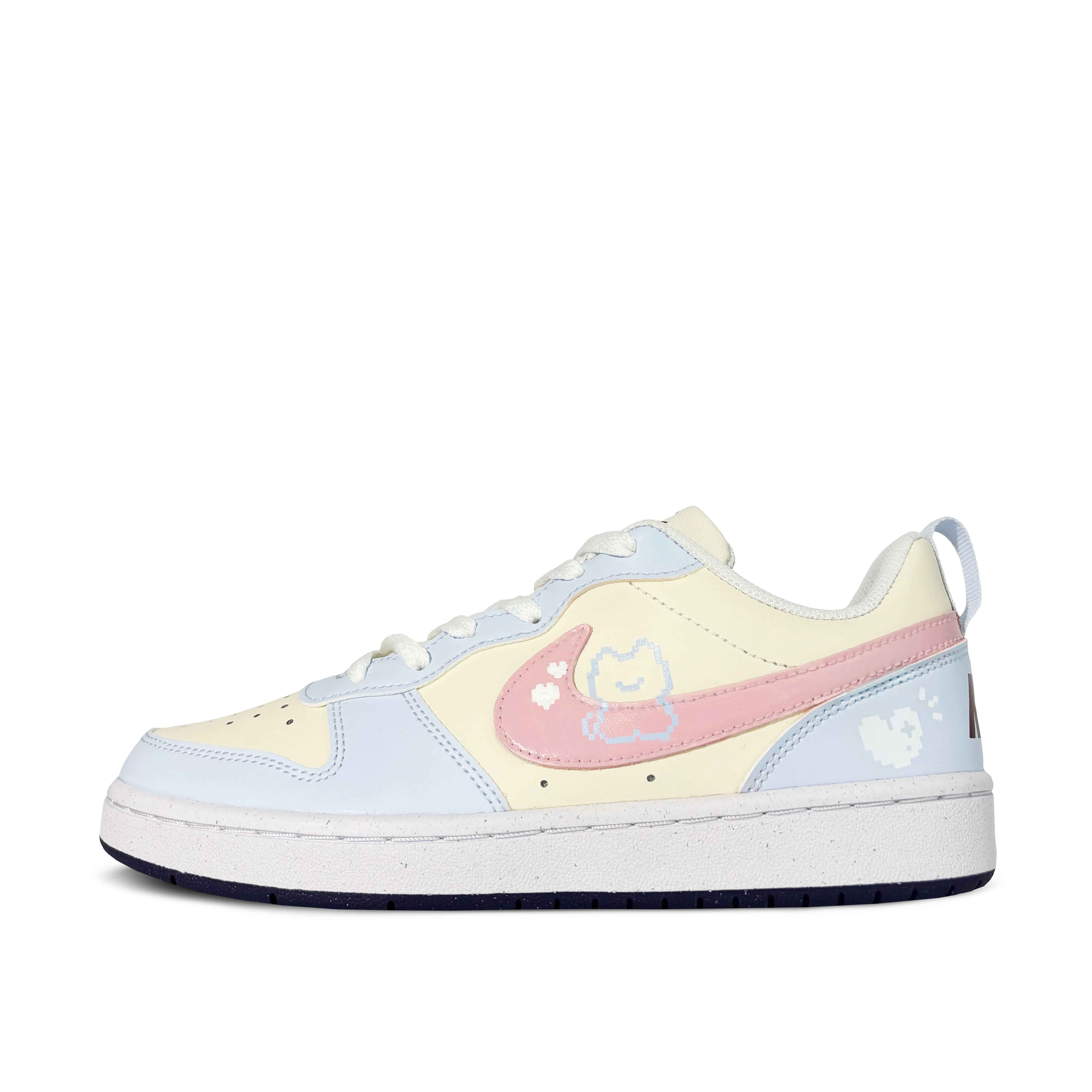 Nike Court Borough Pixel Puppy Slip Resistant, Abrasion Resistant, Lightweight FV8120-141(TeamCX-) 37.5