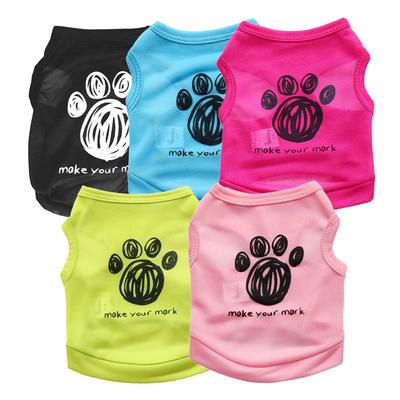 Pet Dog Clothes Summer Pets Clothing Cat T Shirt Kitten Shirts Puppy Outfit Chihuahua Pug Vest