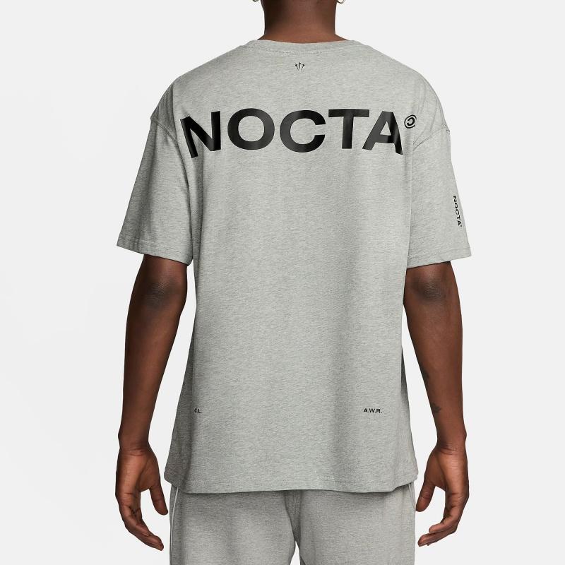 Nike NOCTA Graphic Tee Grey Men Tops FN7663-063